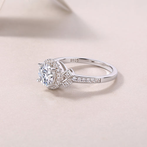Cathedral Halo Ring