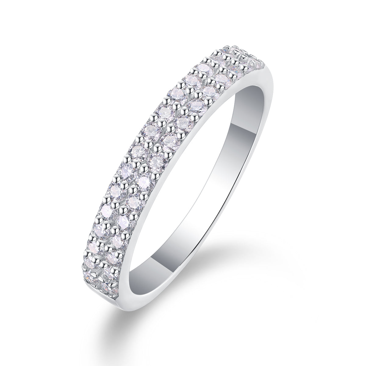 Double Row Pavé Ring
