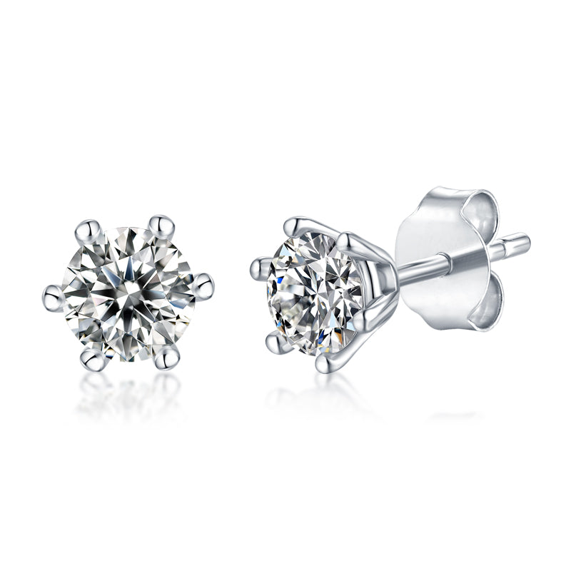Six-Prong Studs