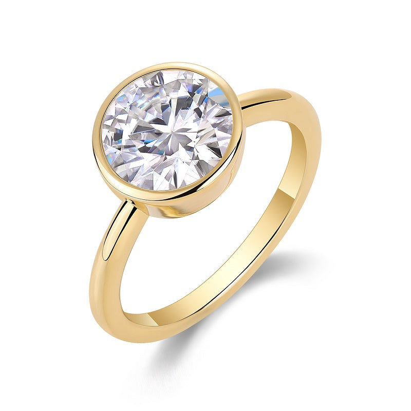 Bezel Solitaire Ring