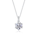 Halo Solitaire Necklace