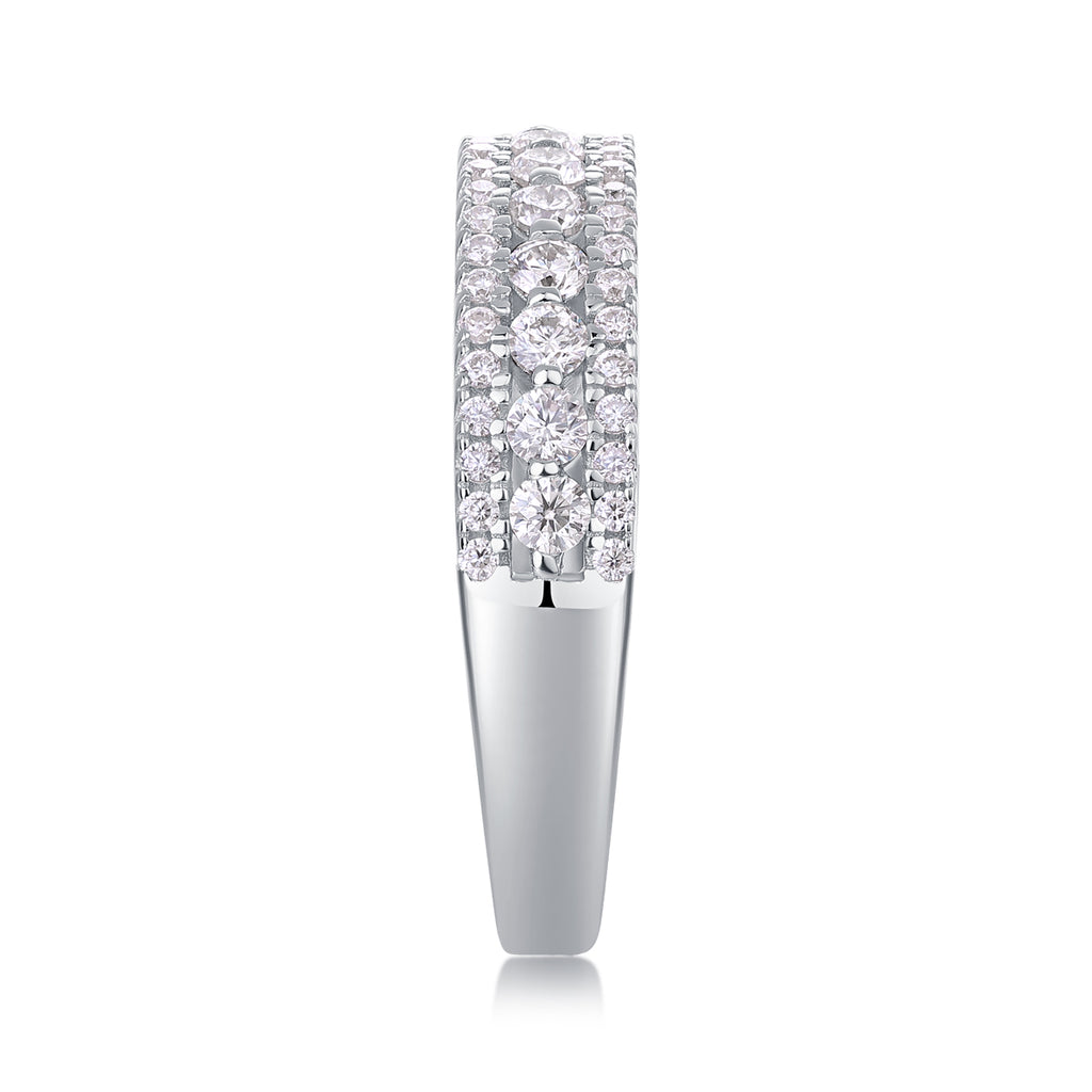 Wide Pavé Band