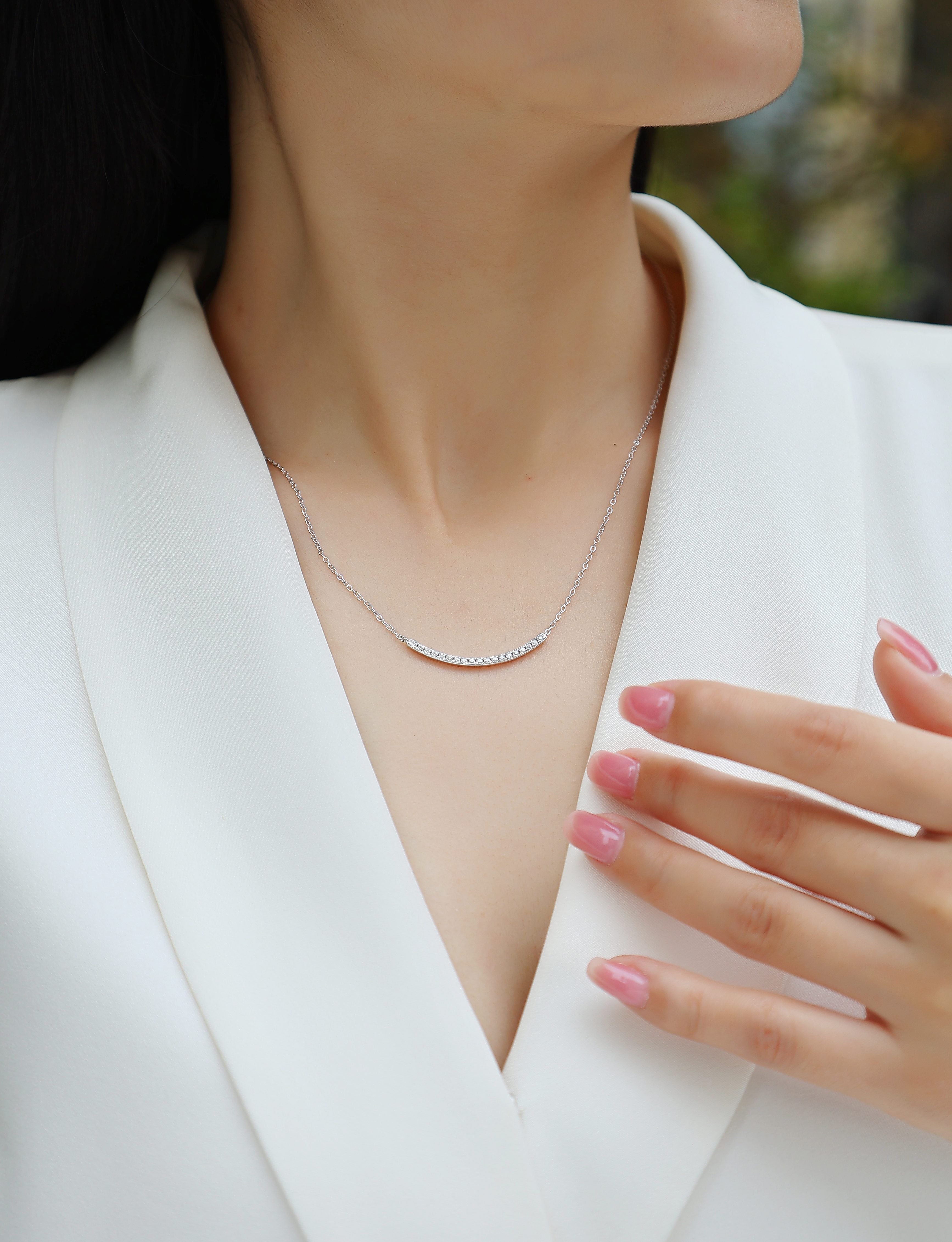 Wave Bar Necklace