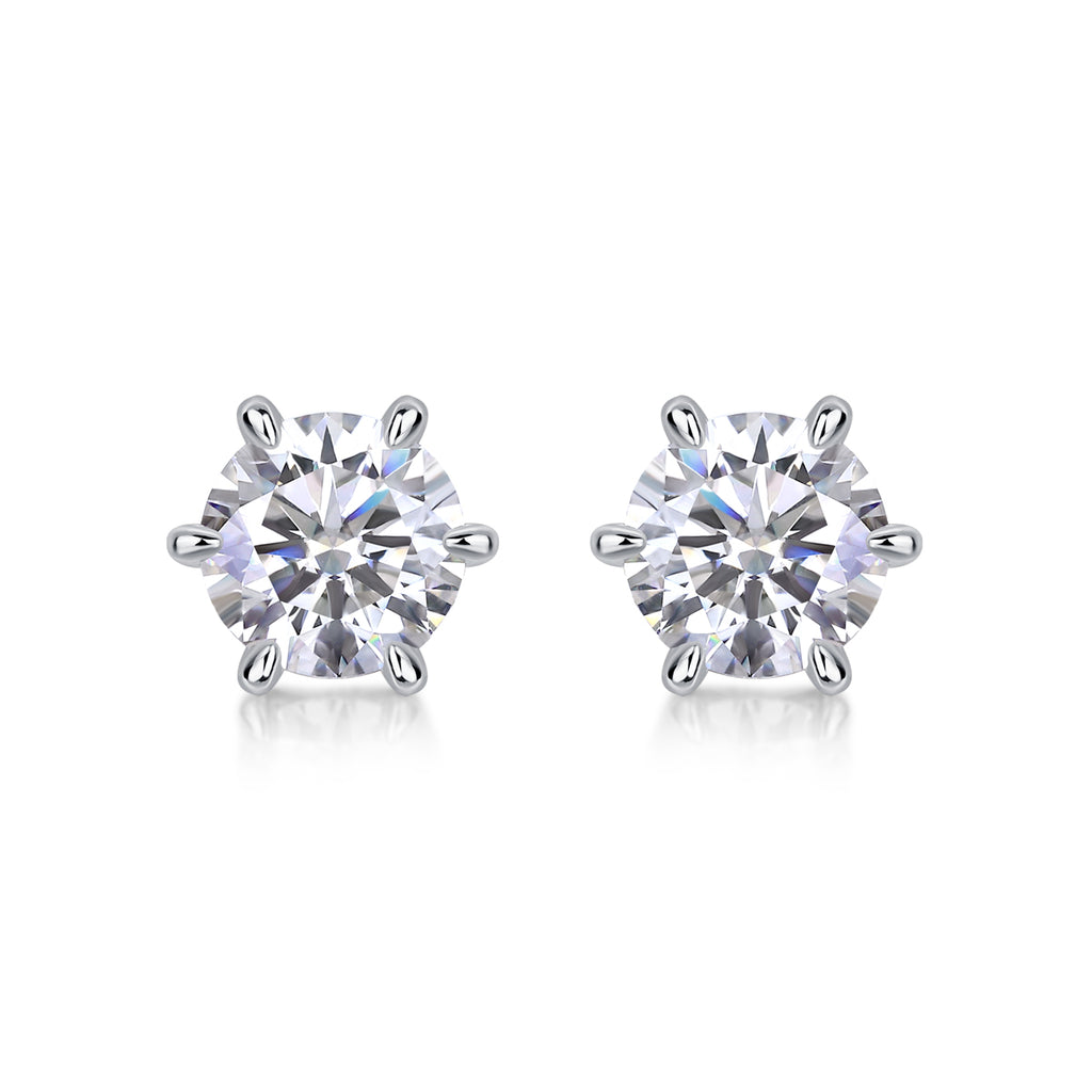 Six-Claw Solitaire Studs
