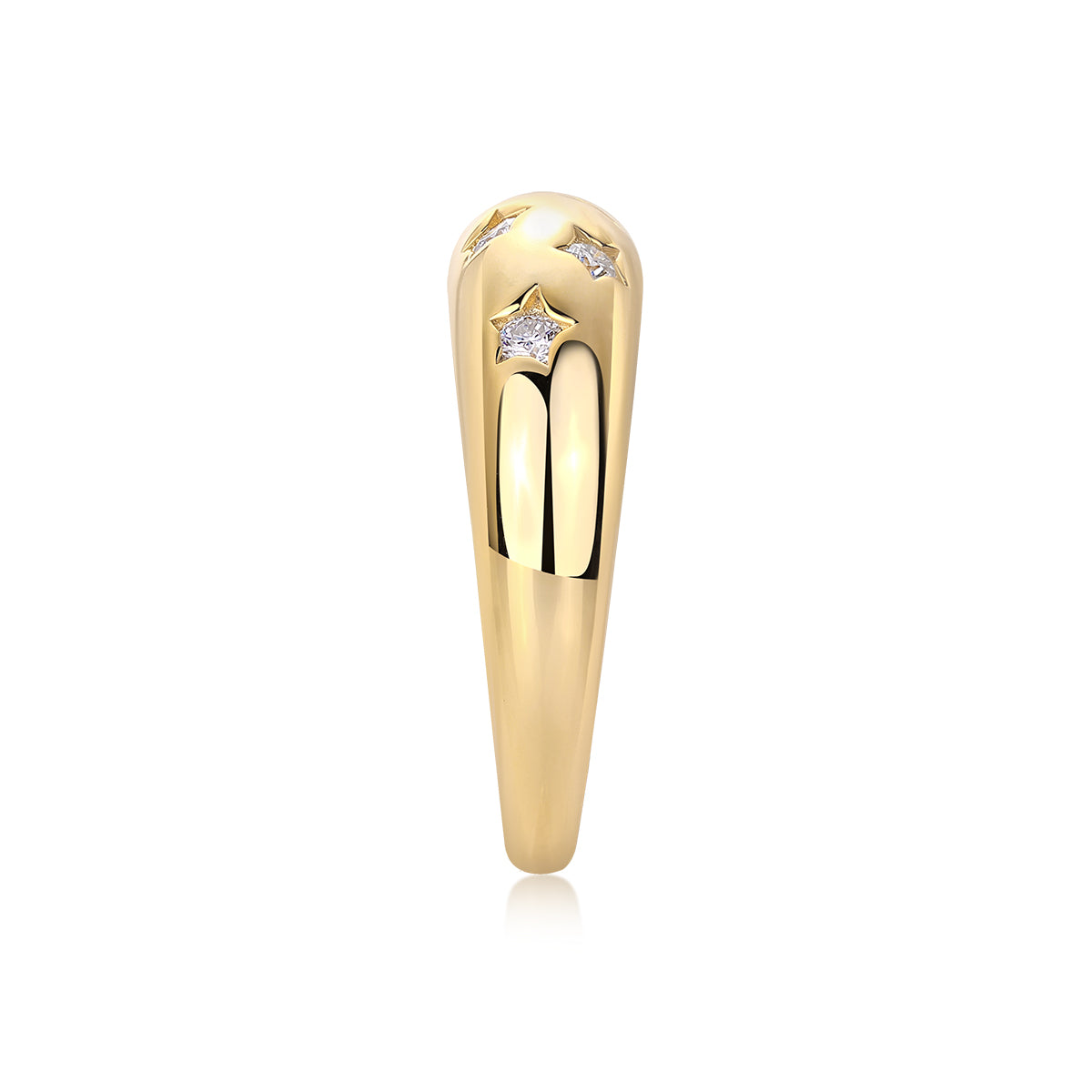 Gold Teardrop Dome