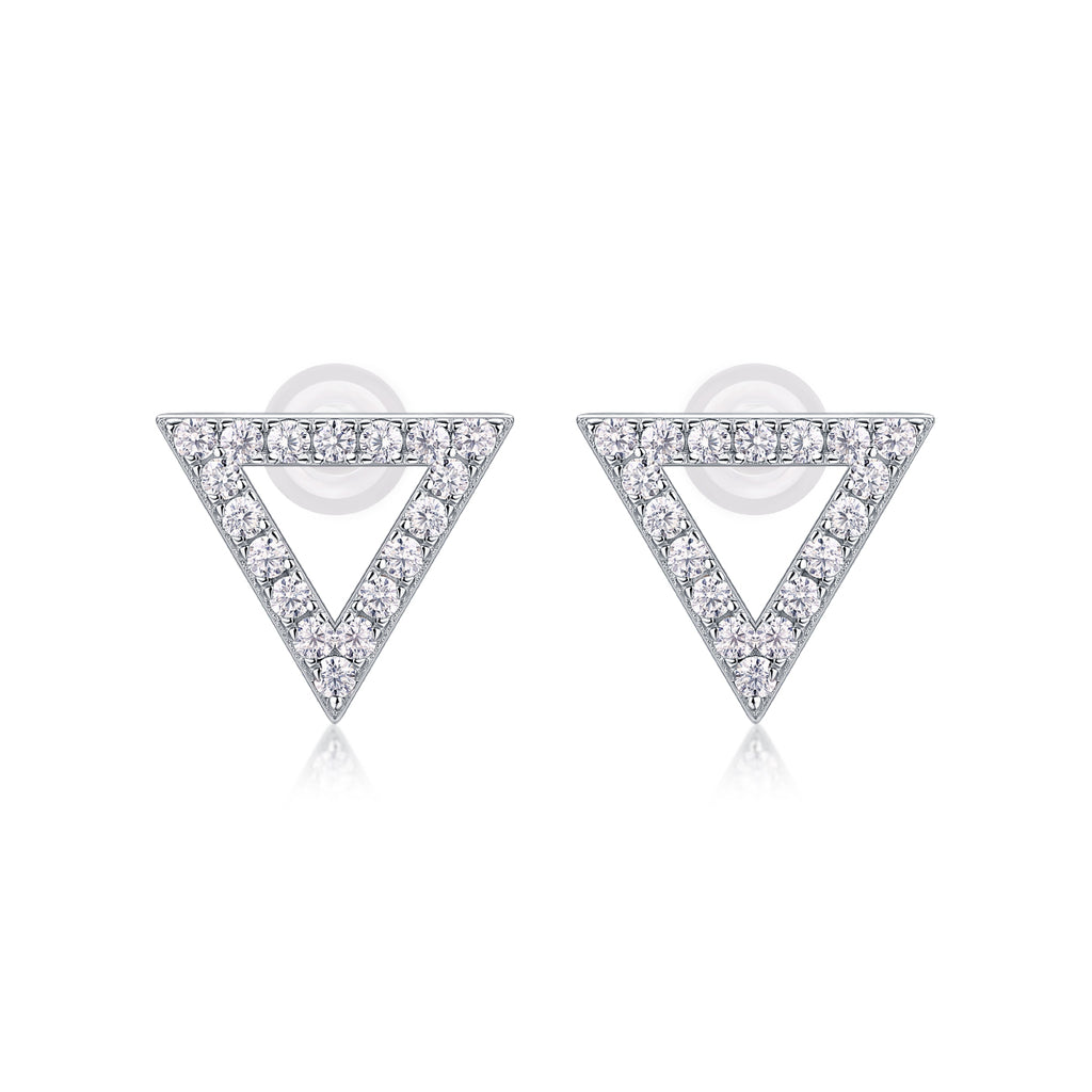Open Triangle Studs
