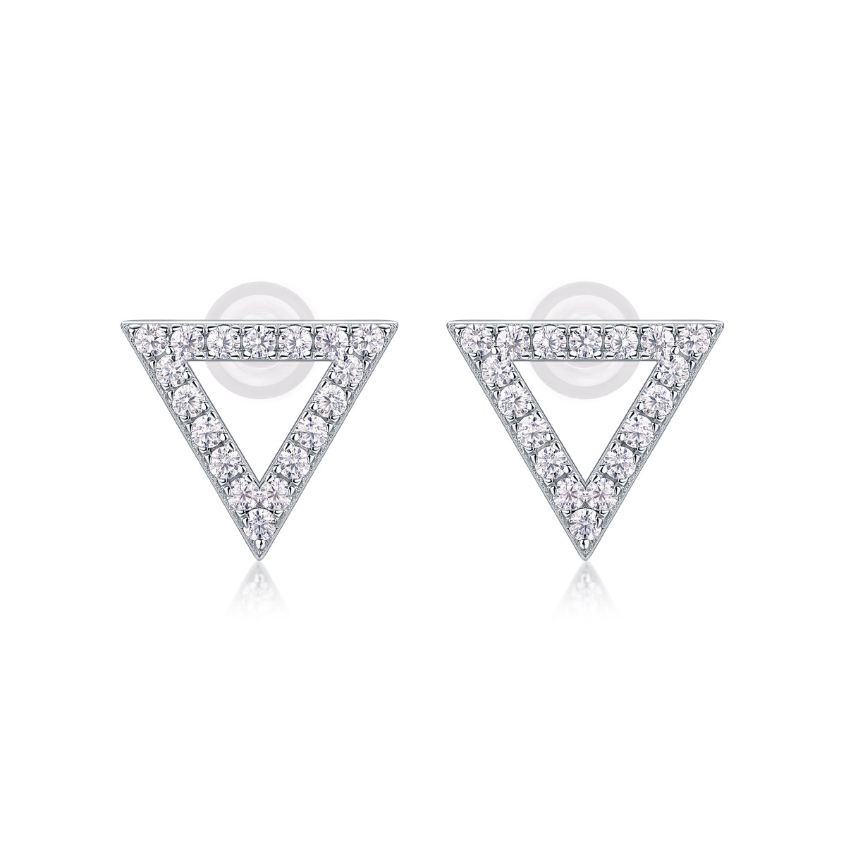 Open Triangle Studs