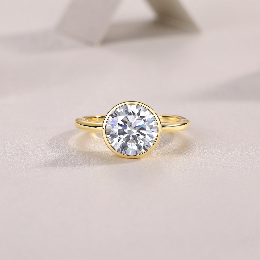 Bezel Solitaire Ring
