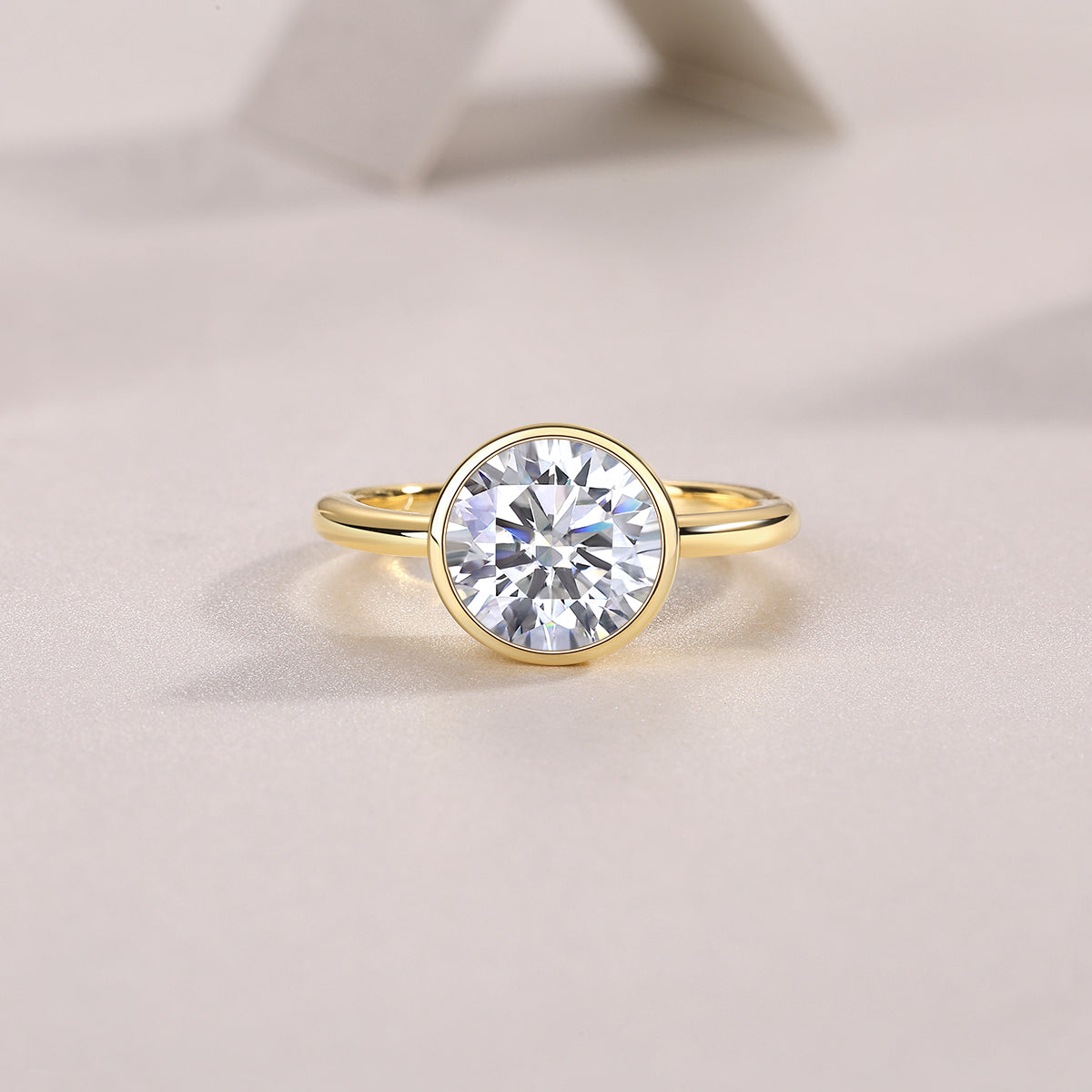 Bezel Solitaire Ring