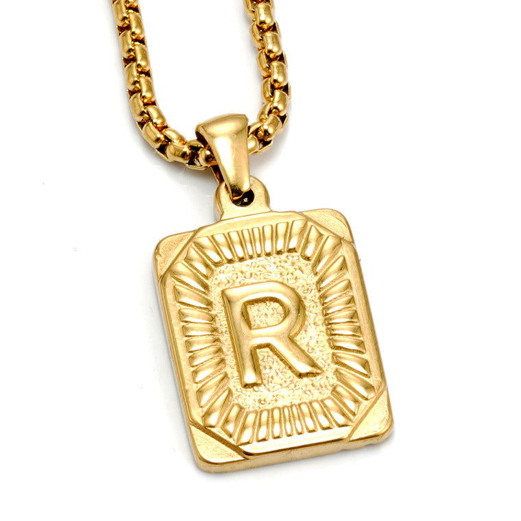 Initial Medallion Necklace