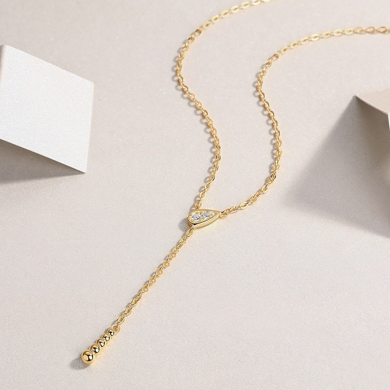 Gold Y Lariat