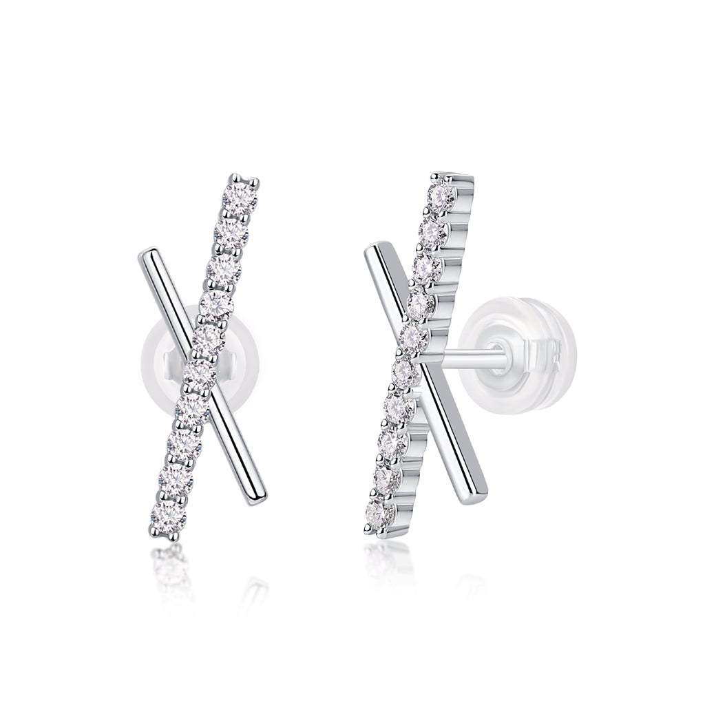 Crossed Bar Studs