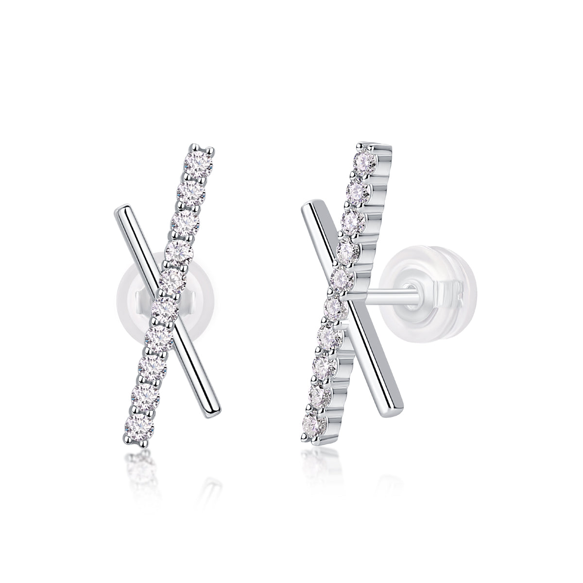 Crossed Bar Studs