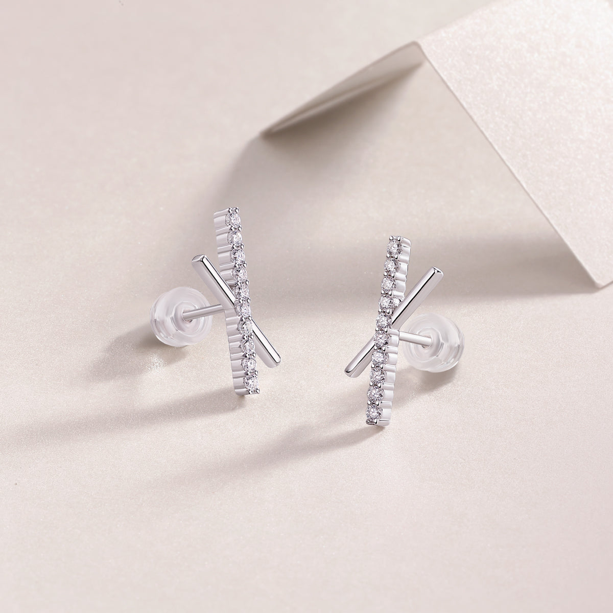 Crossed Bar Studs