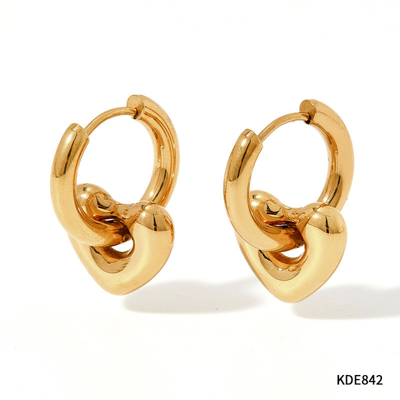 Charm Huggie Hoops