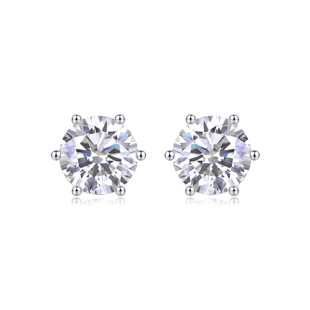 Round Solitaire Studs