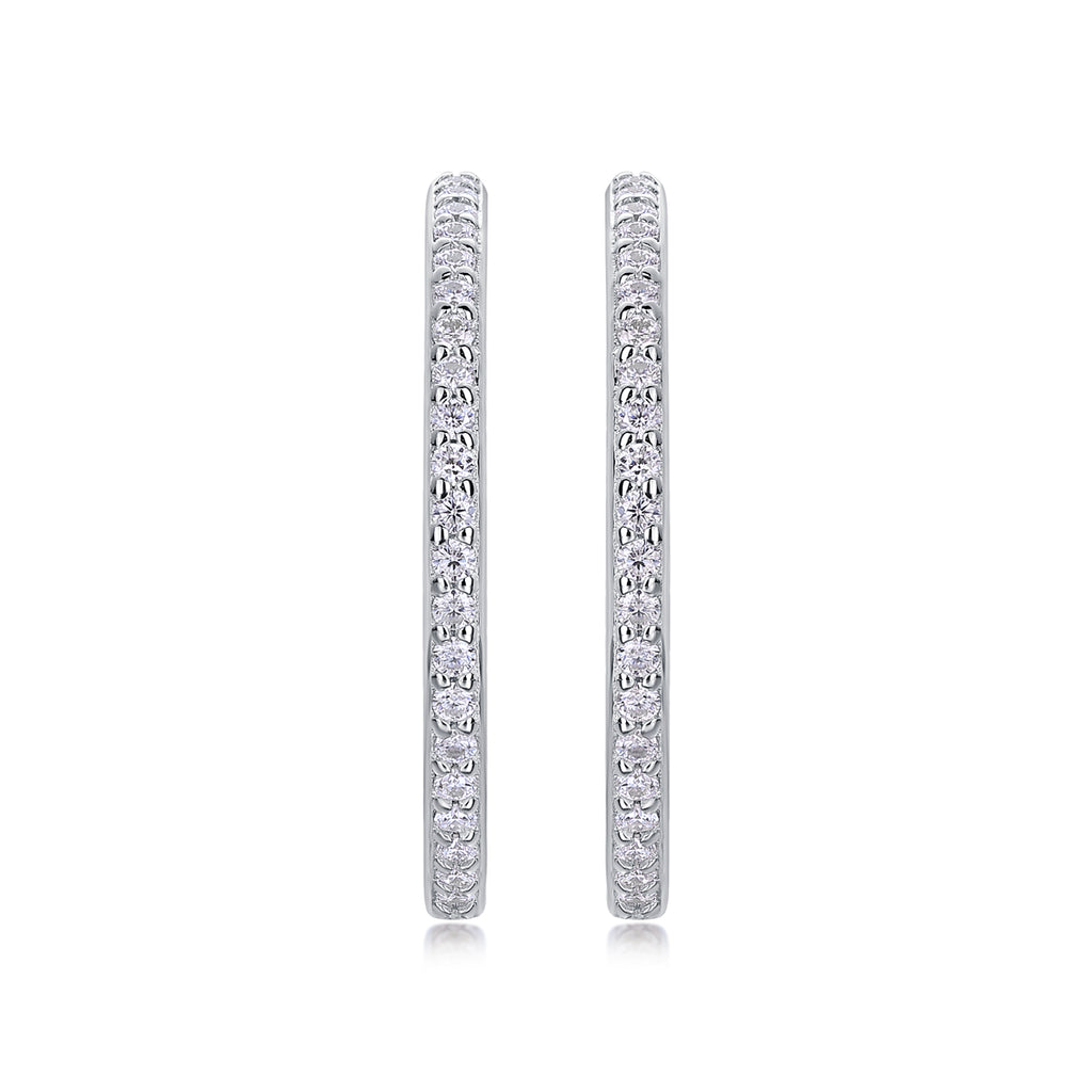 Ribbon Square Studs