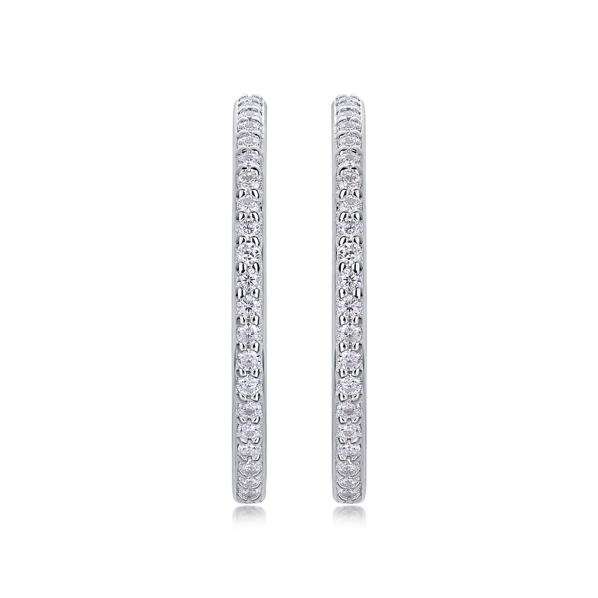 Ribbon Square Studs