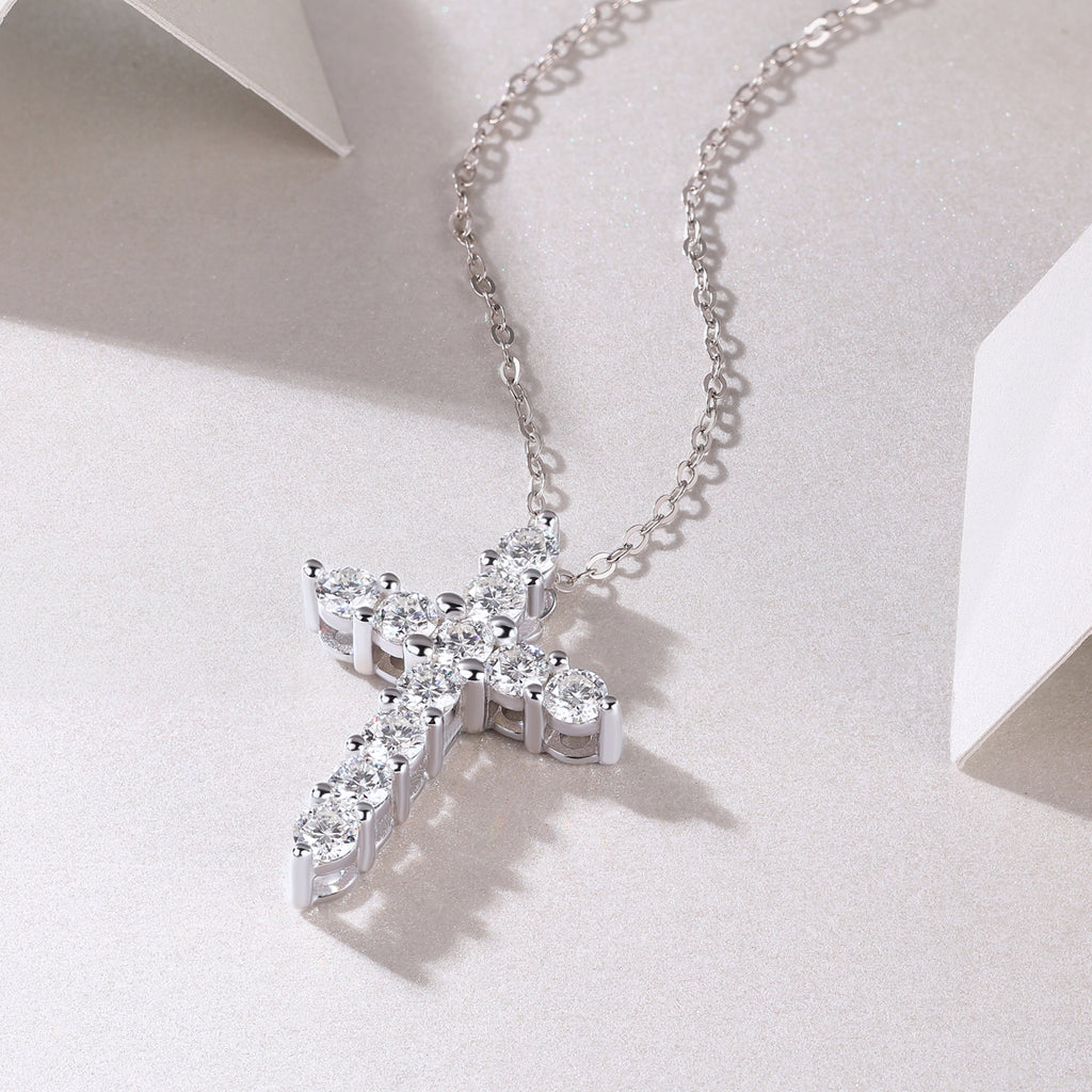 Pavé Cross Pendant