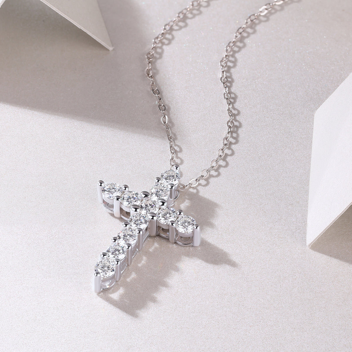 Pavé Cross Pendant