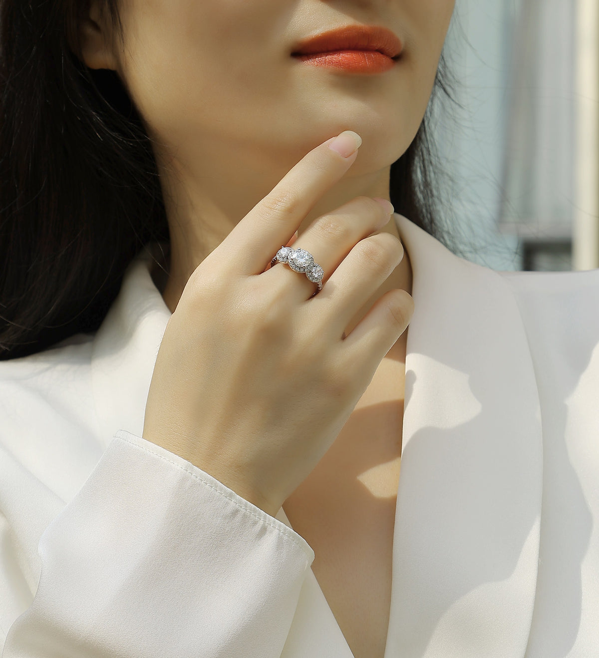 Warmth Solitaire Ring