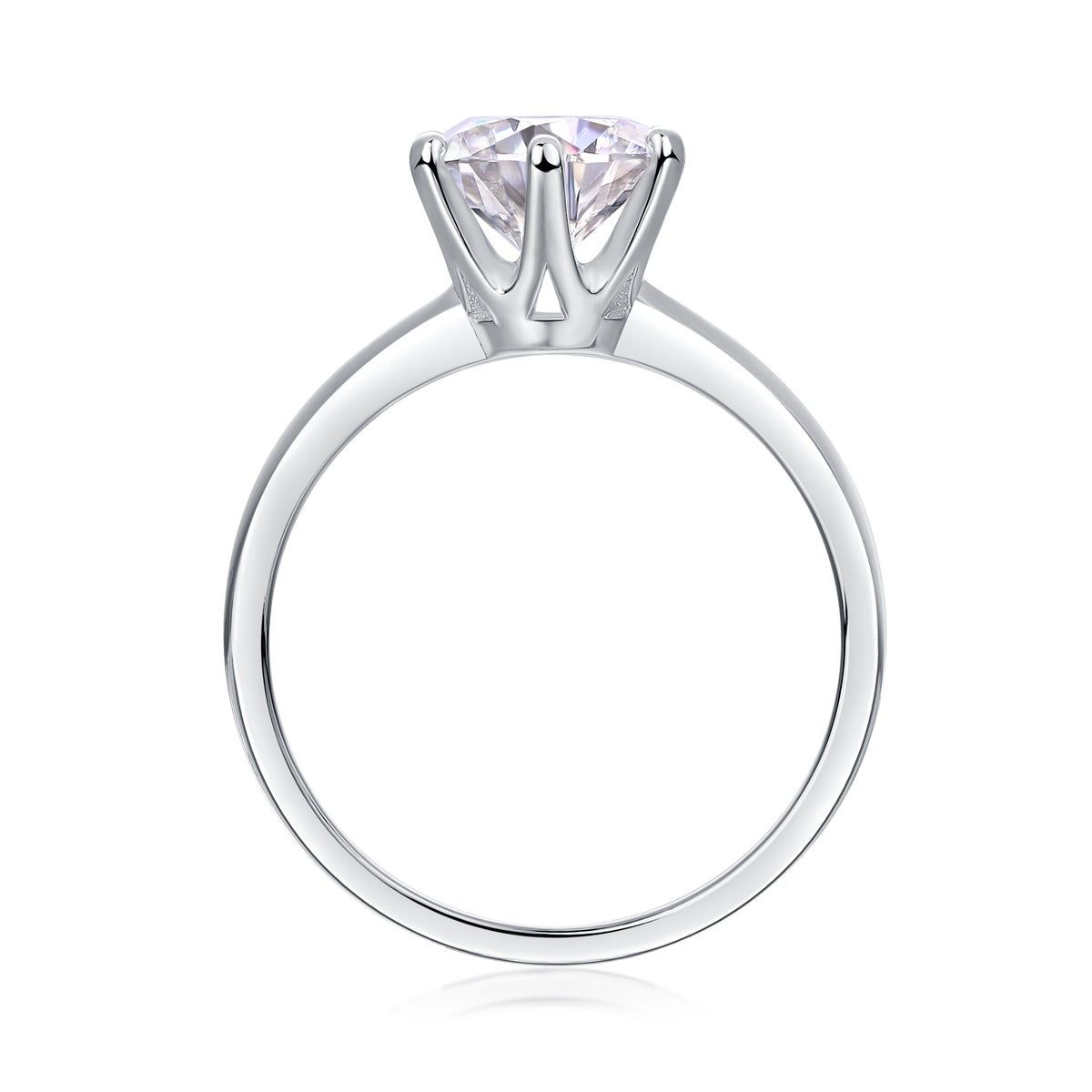 Six-Prong Solitaire Ring