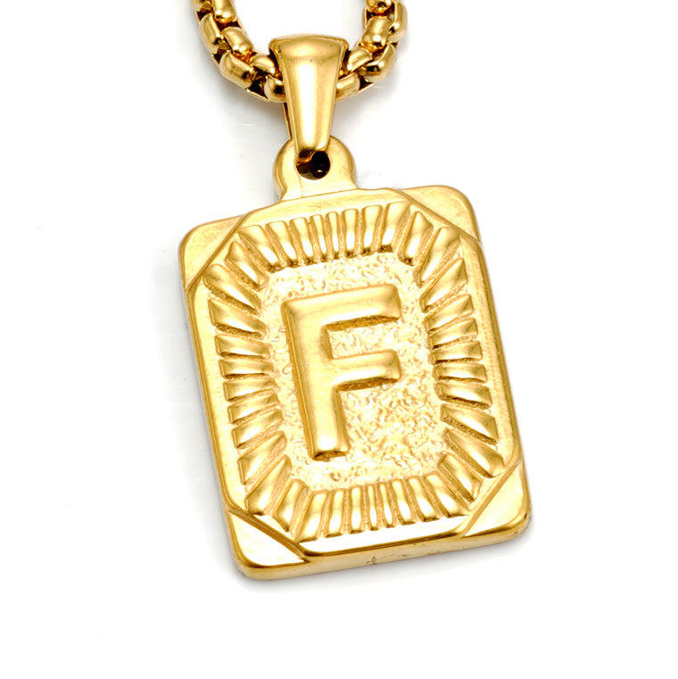 Initial Medallion Necklace