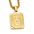 Initial Medallion Necklace