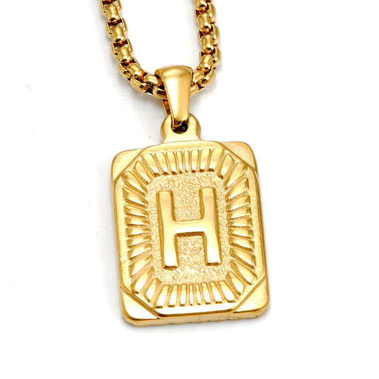 Initial Medallion Necklace