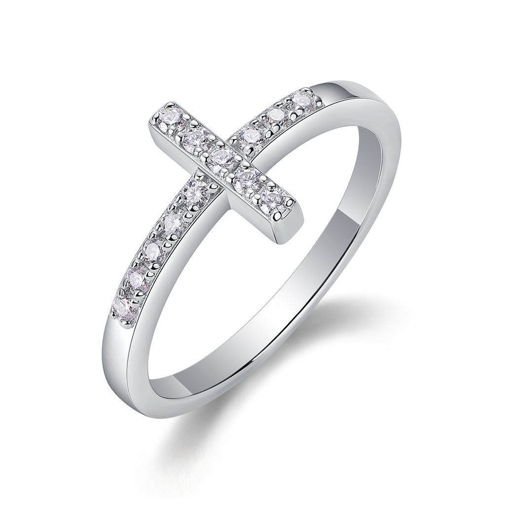 Holy Light Cross Ring