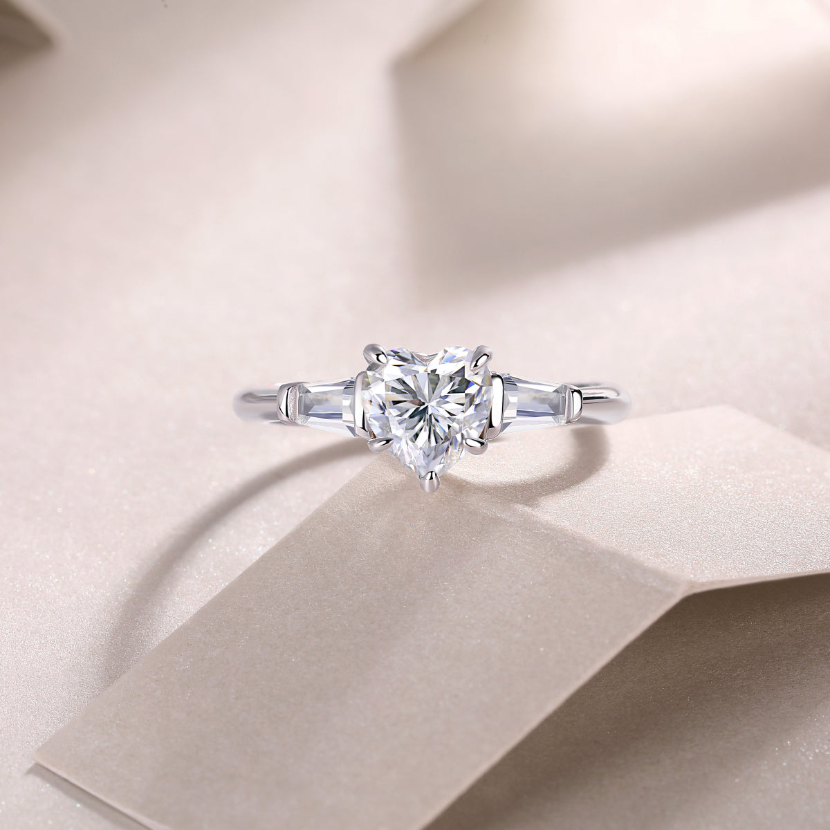Heart-Cut Ring