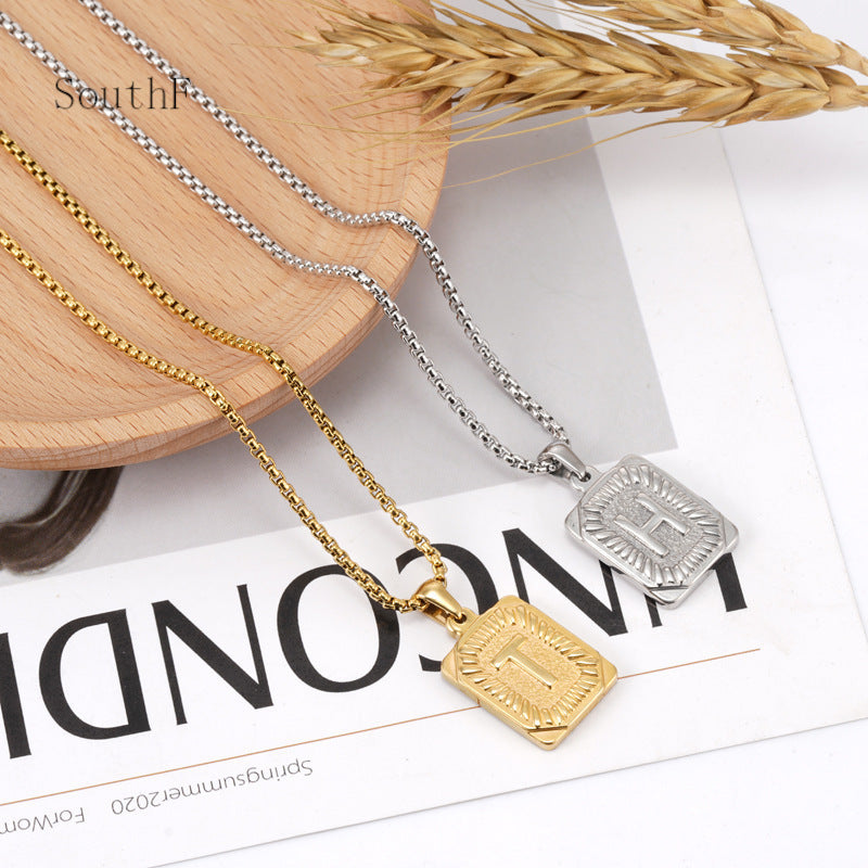 Initial Medallion Necklace