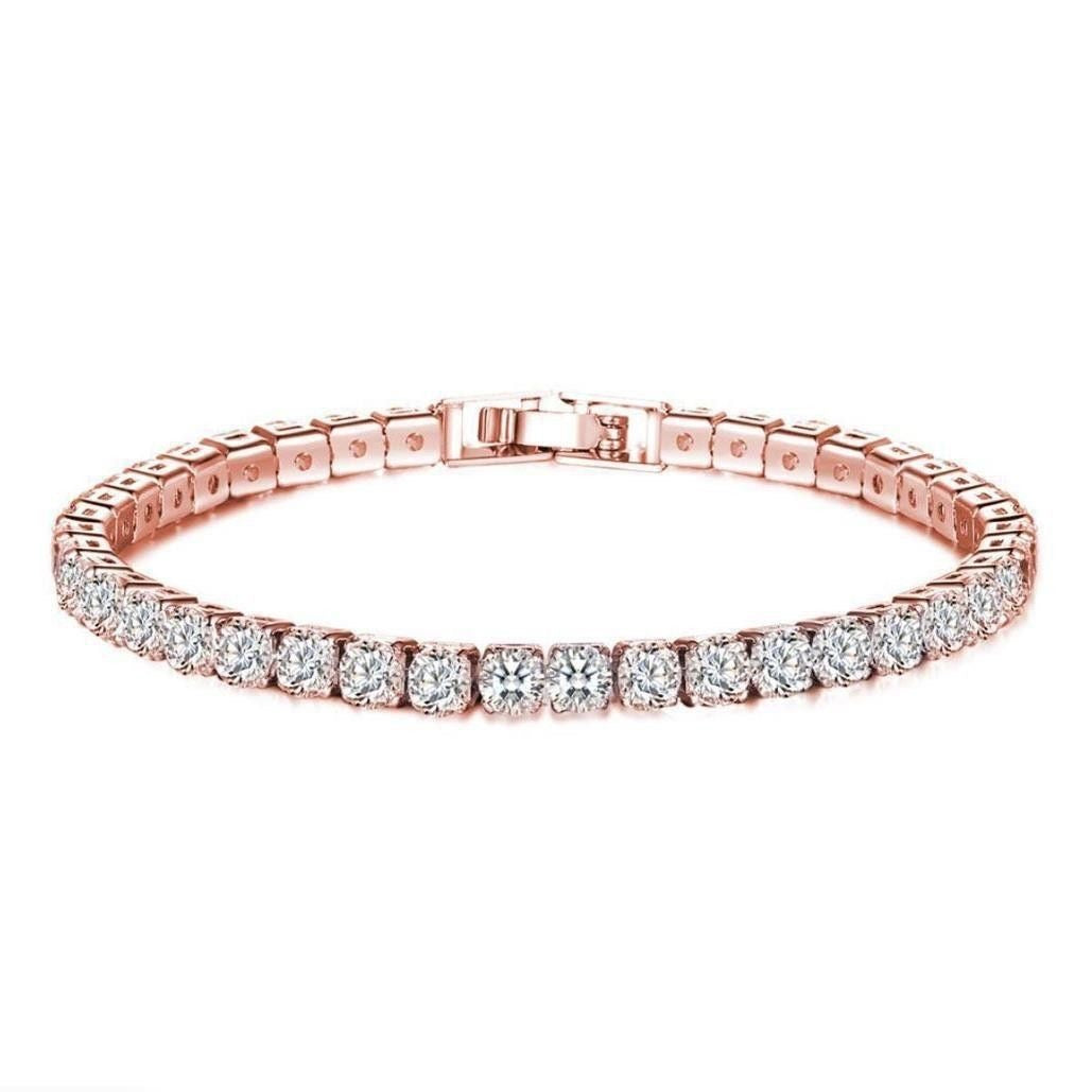 Rose Tennis Bracelet