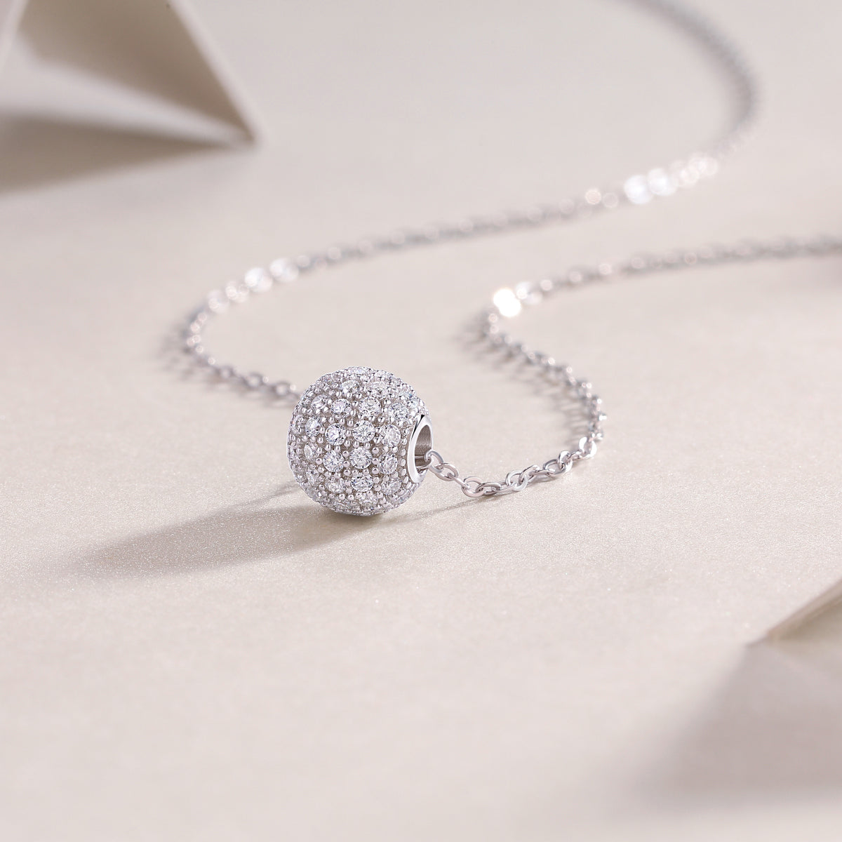Pavé Sphere Necklace