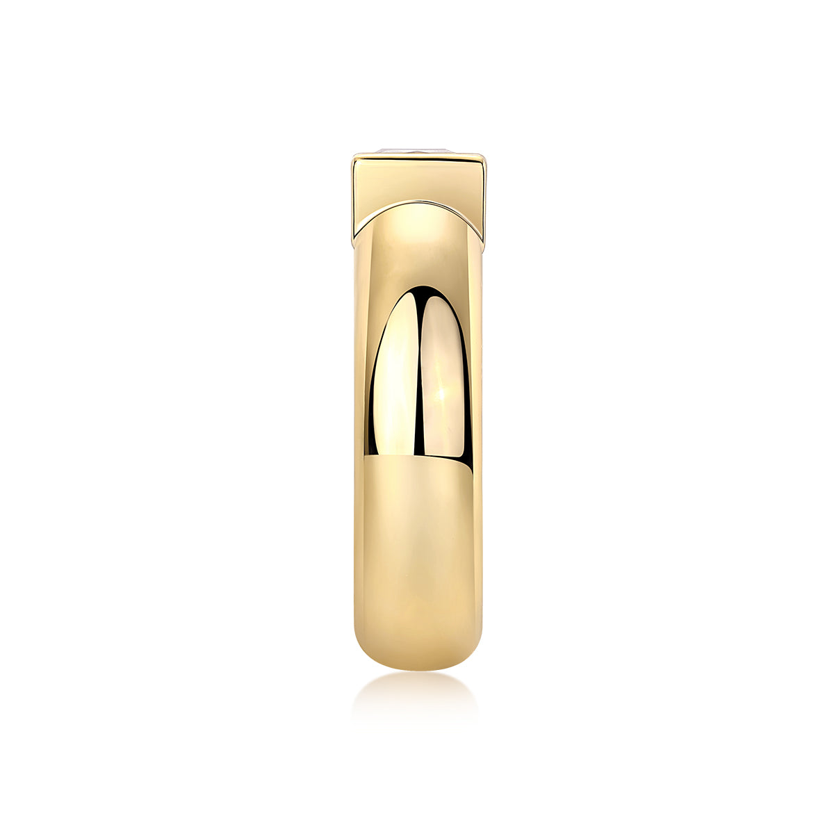 Gold Square Bezel Band