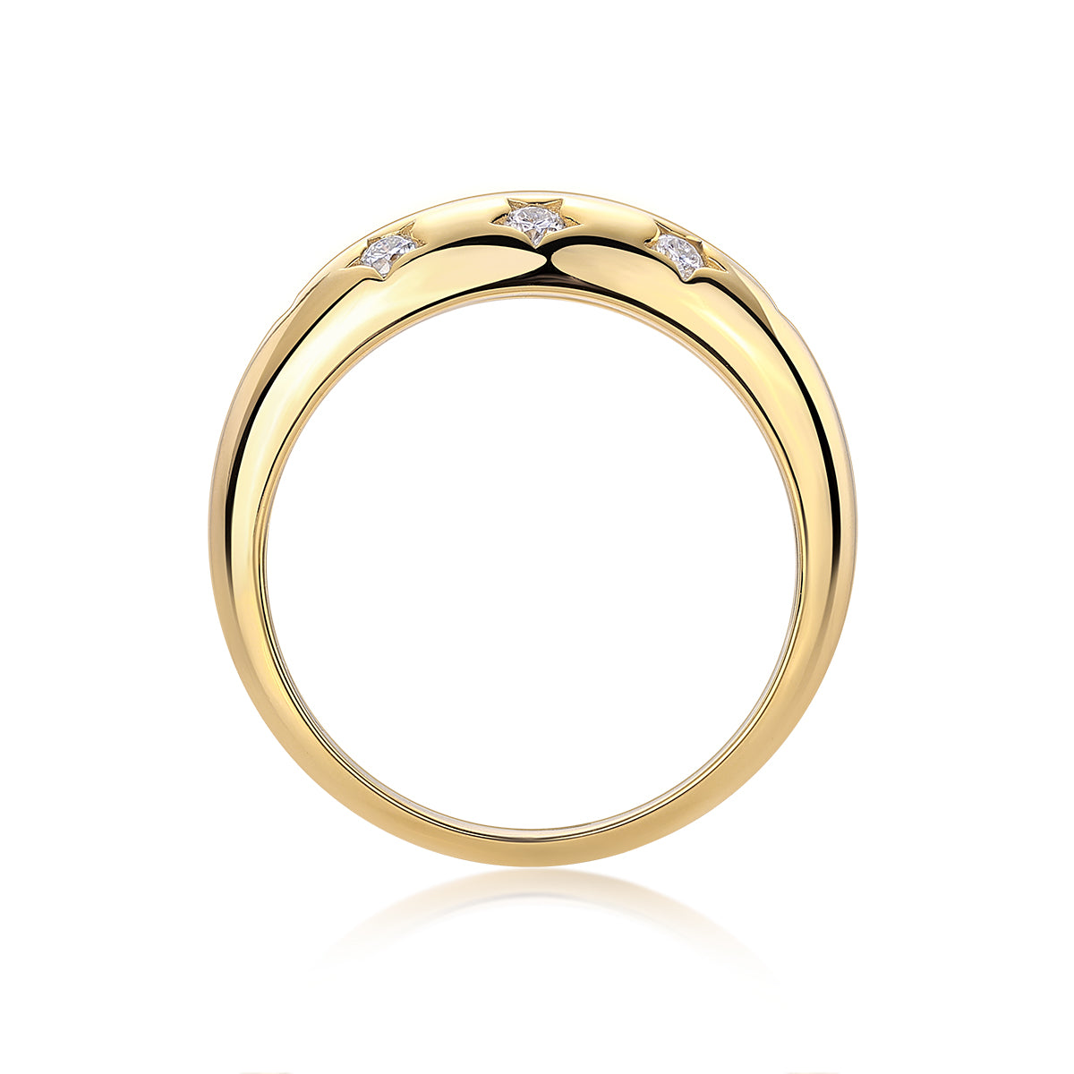 Gold Teardrop Dome