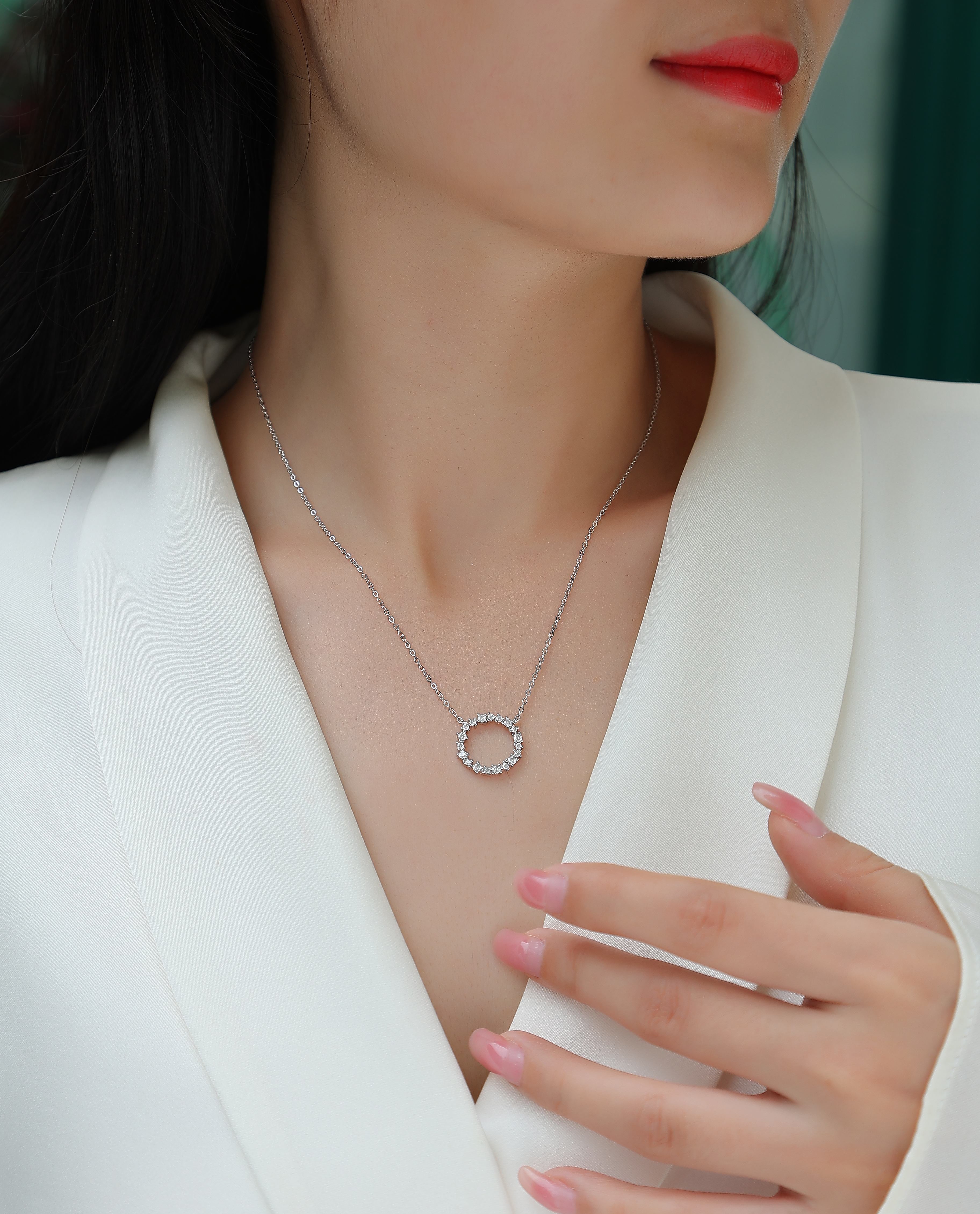 Open Circle Necklace