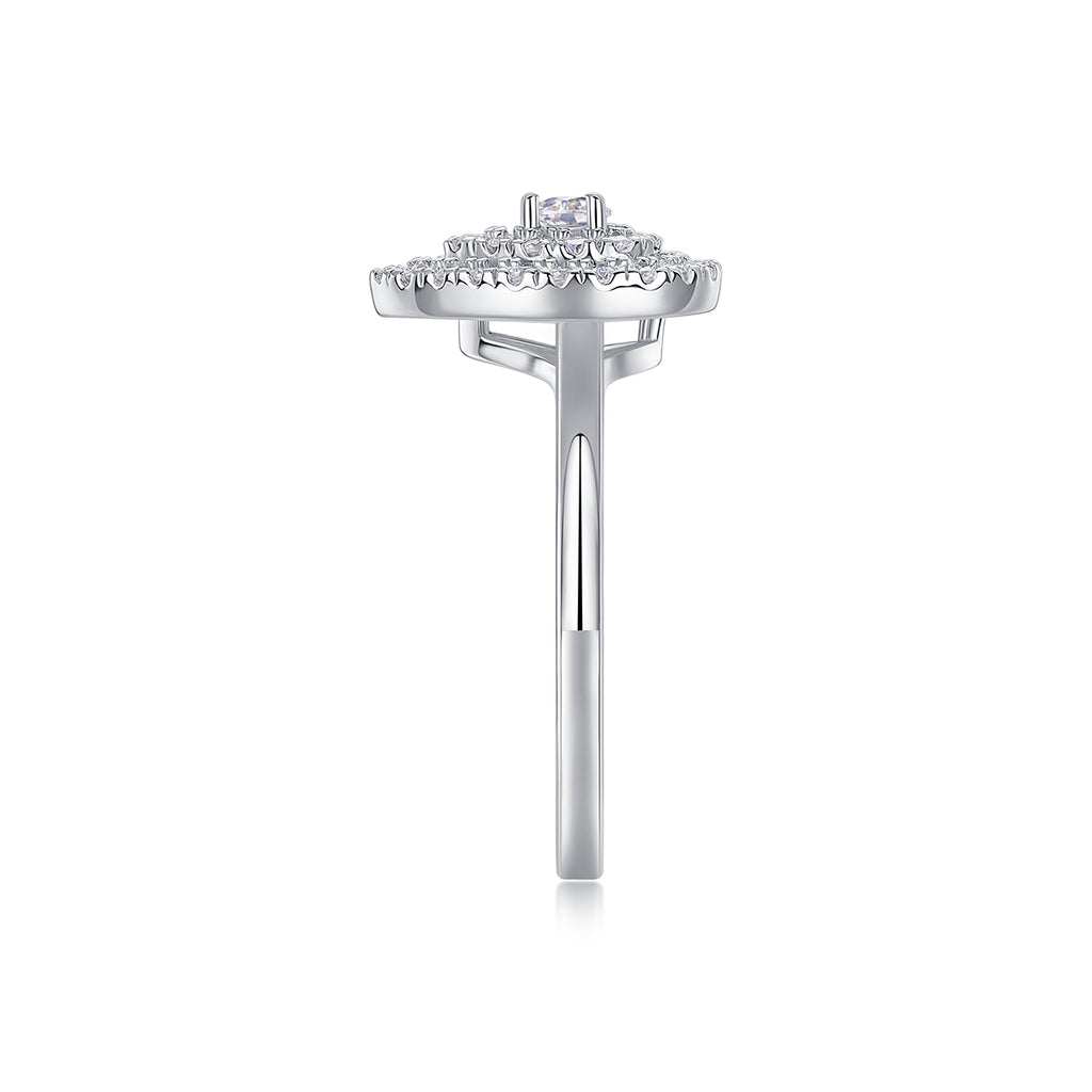 Pear Pavé Ring
