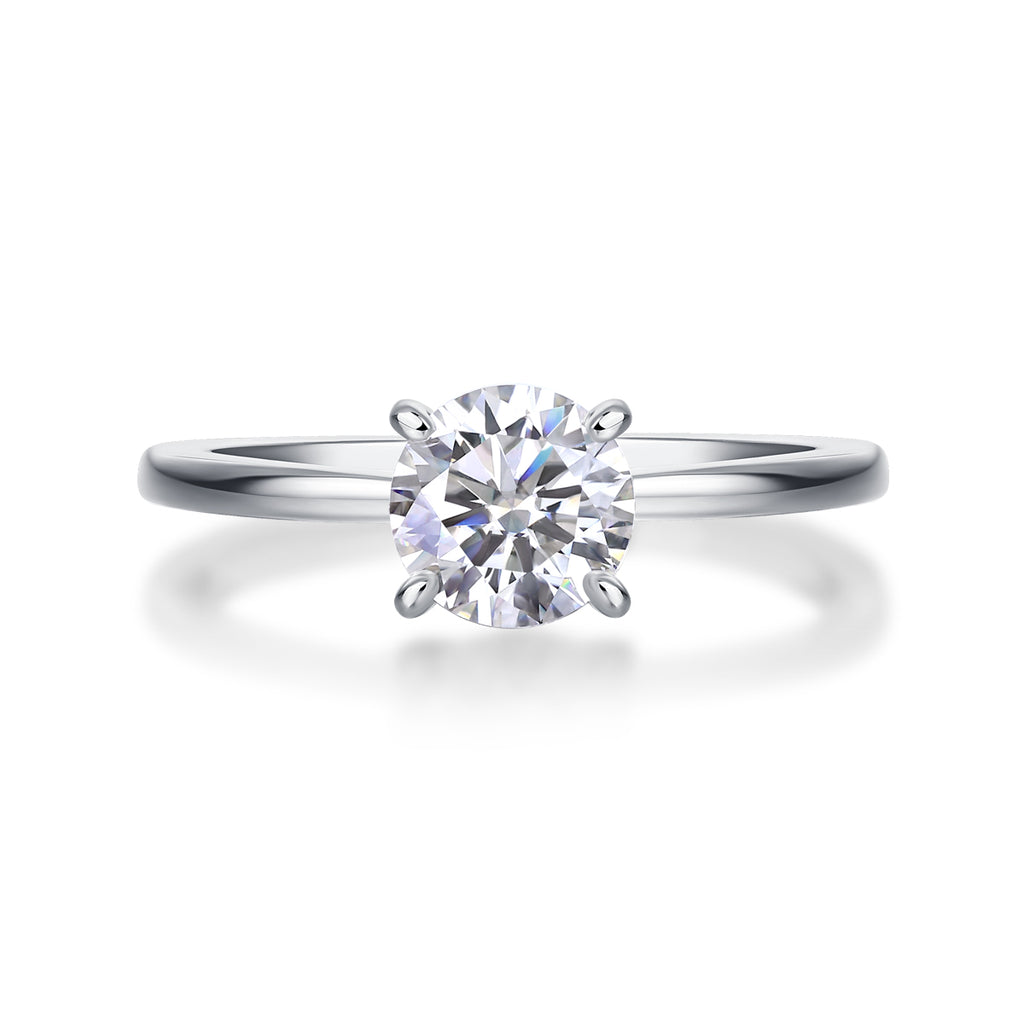 Four-Prong Solitaire Ring