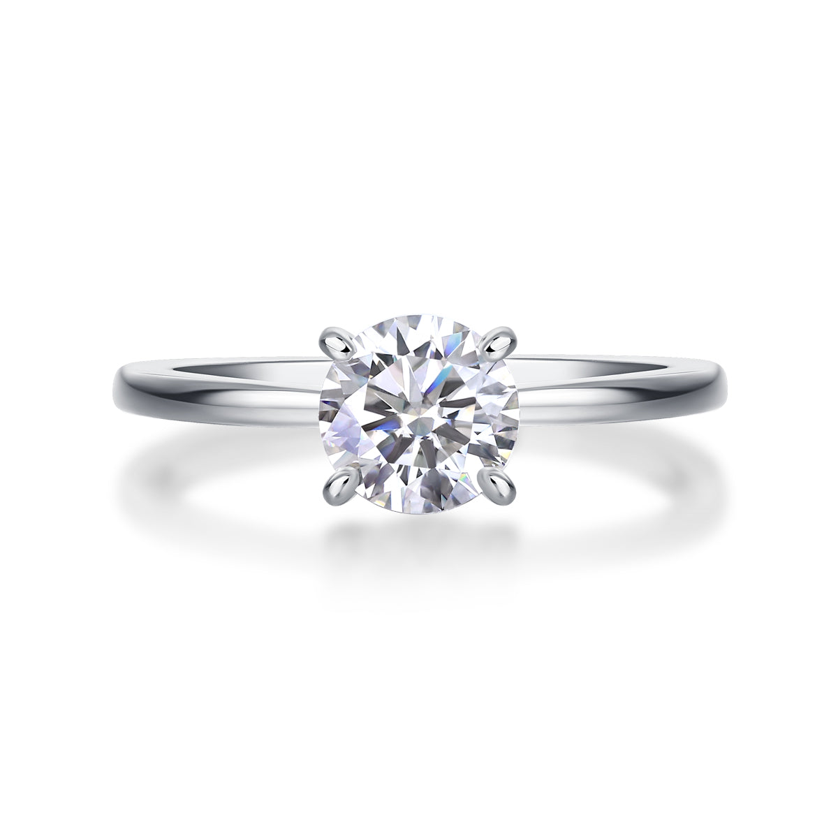 Four-Prong Solitaire Ring