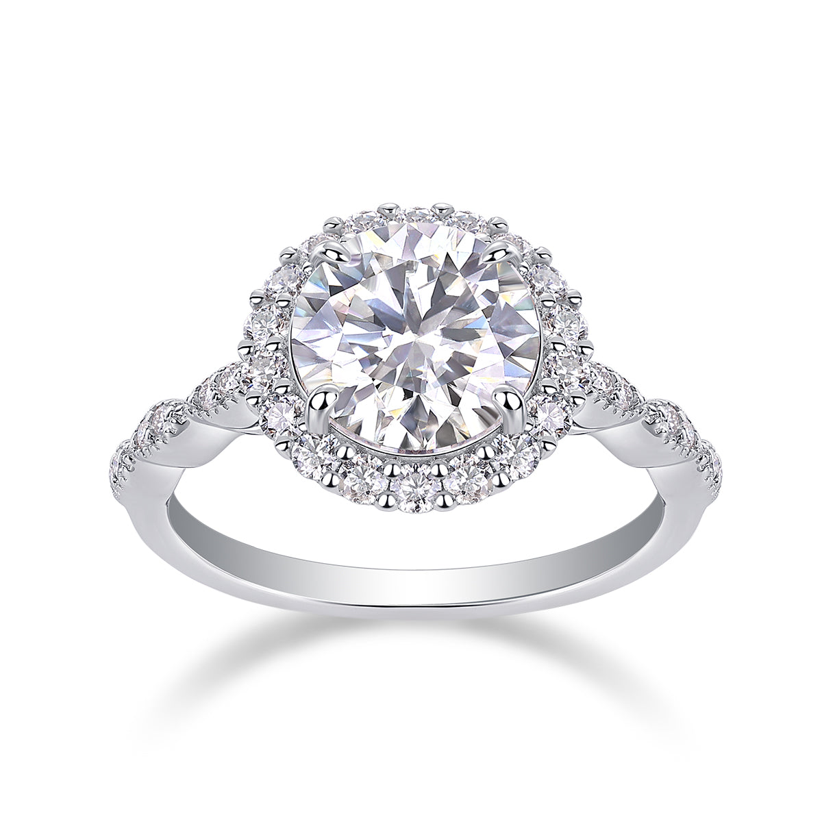 Starlight Solitaire Ring