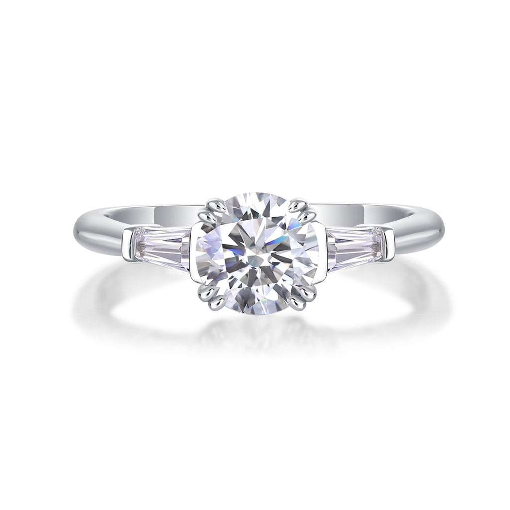 Tapered Baguette Solitaire