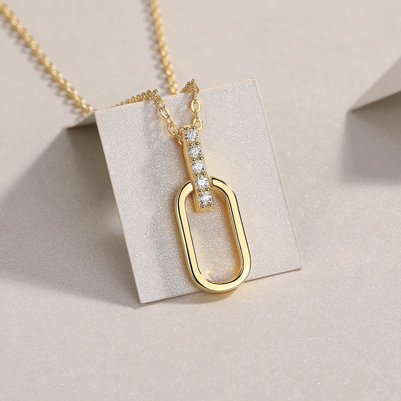 Pavé Link Pendant