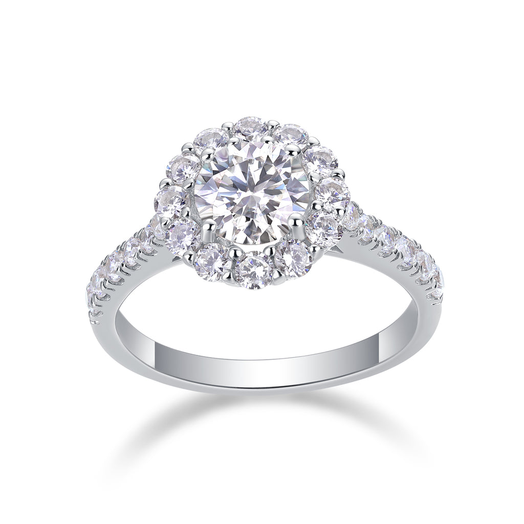 Petal Halo Ring