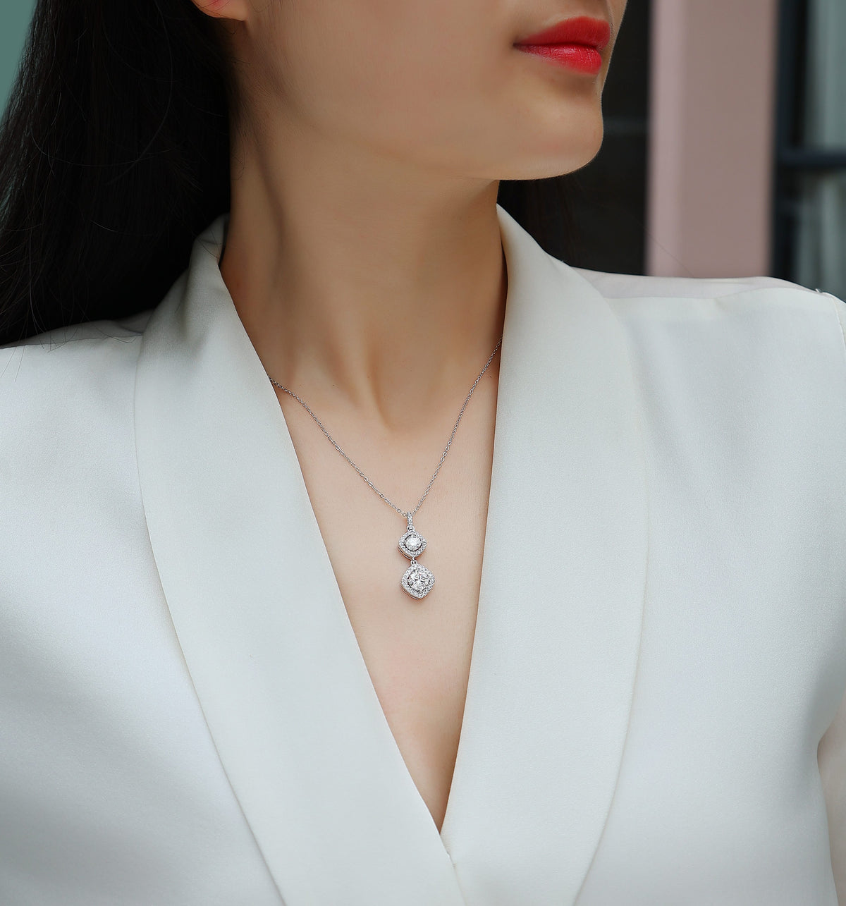 Double Halo Pendant