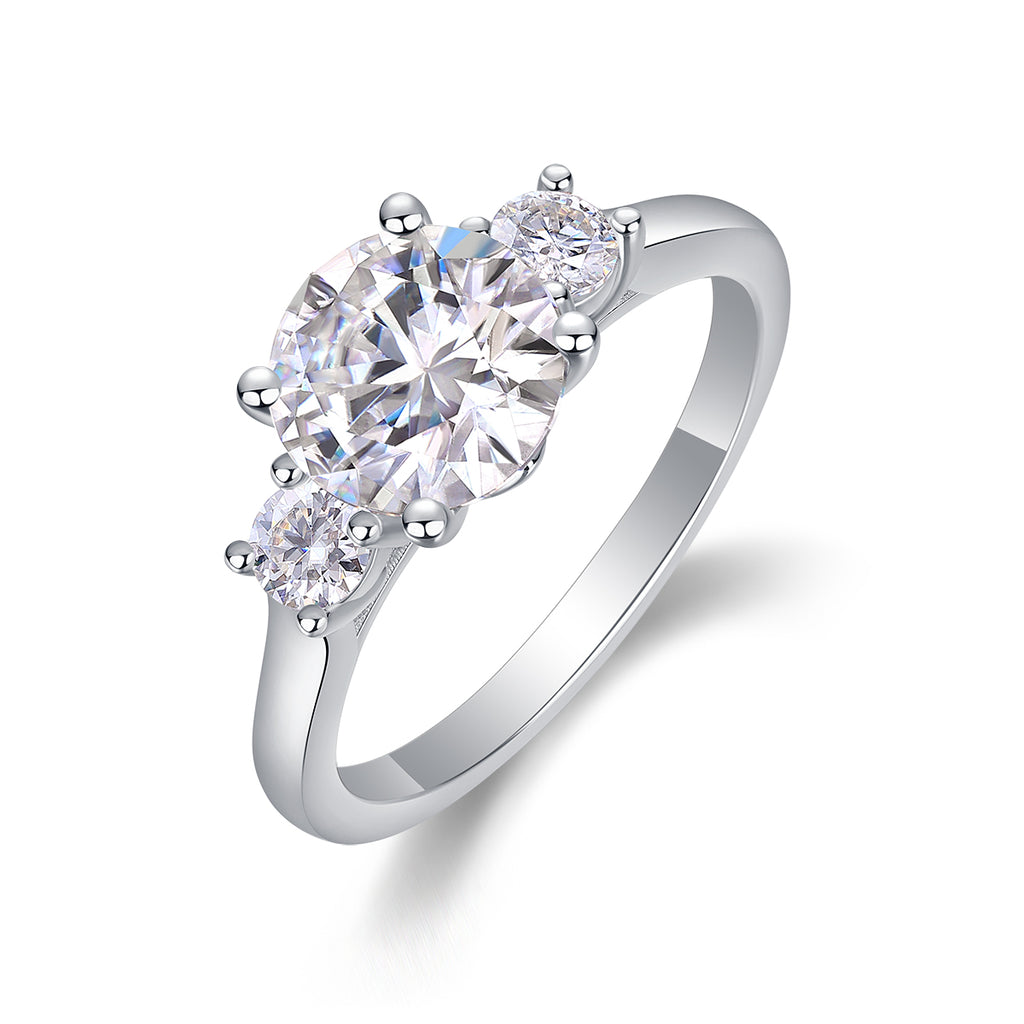 One-Carat Round Ring