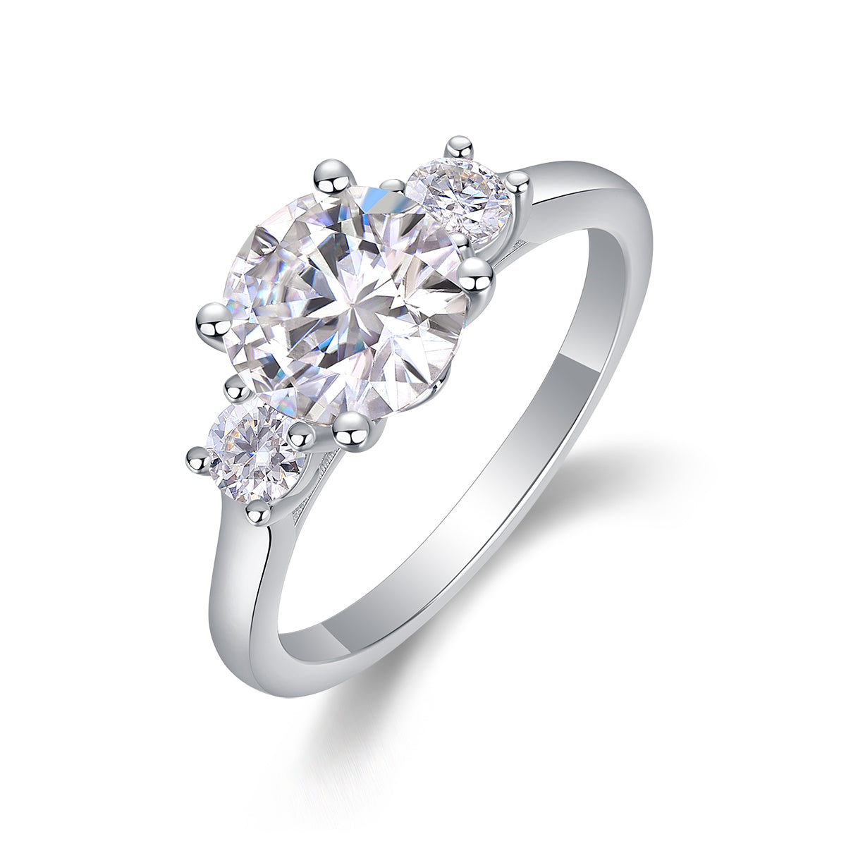 One-Carat Round Ring