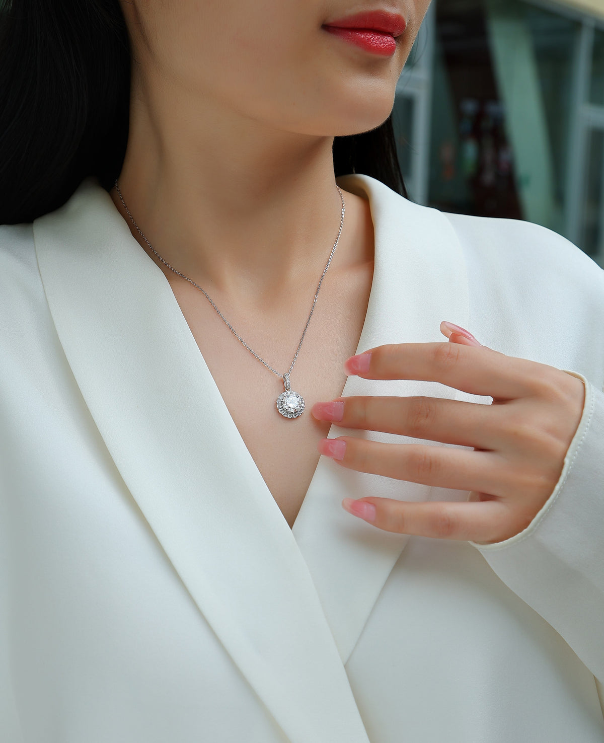 Dandelion Solitaire Pendant