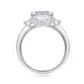 Three-Stone Emerald-Cut Ring