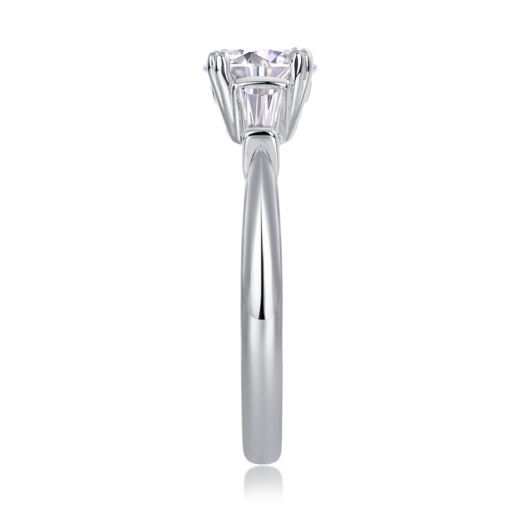 Tapered Baguette Solitaire